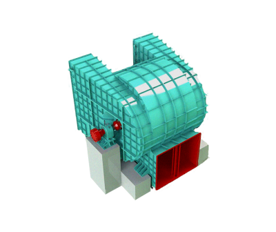 Efficient centrifugal pass, induced draft fan